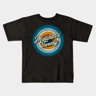 Matchbox Twenty - Retro Circle Vintage Kids T-Shirt